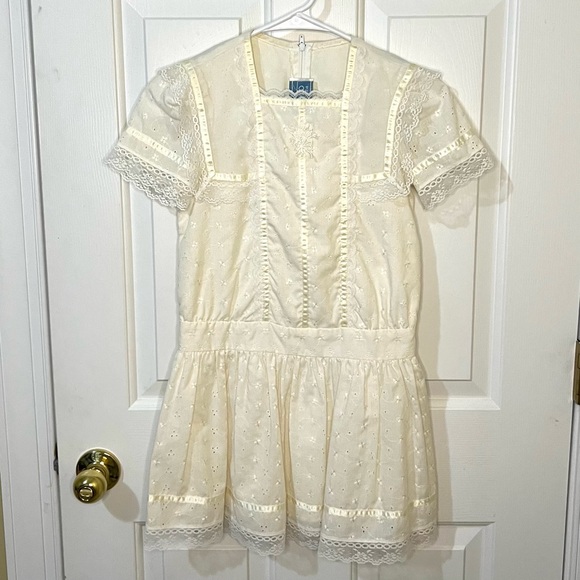 Gunne Sax | Dresses | Vng Gunne Sax Jessica Mcclintock Girls 6 Drop ...